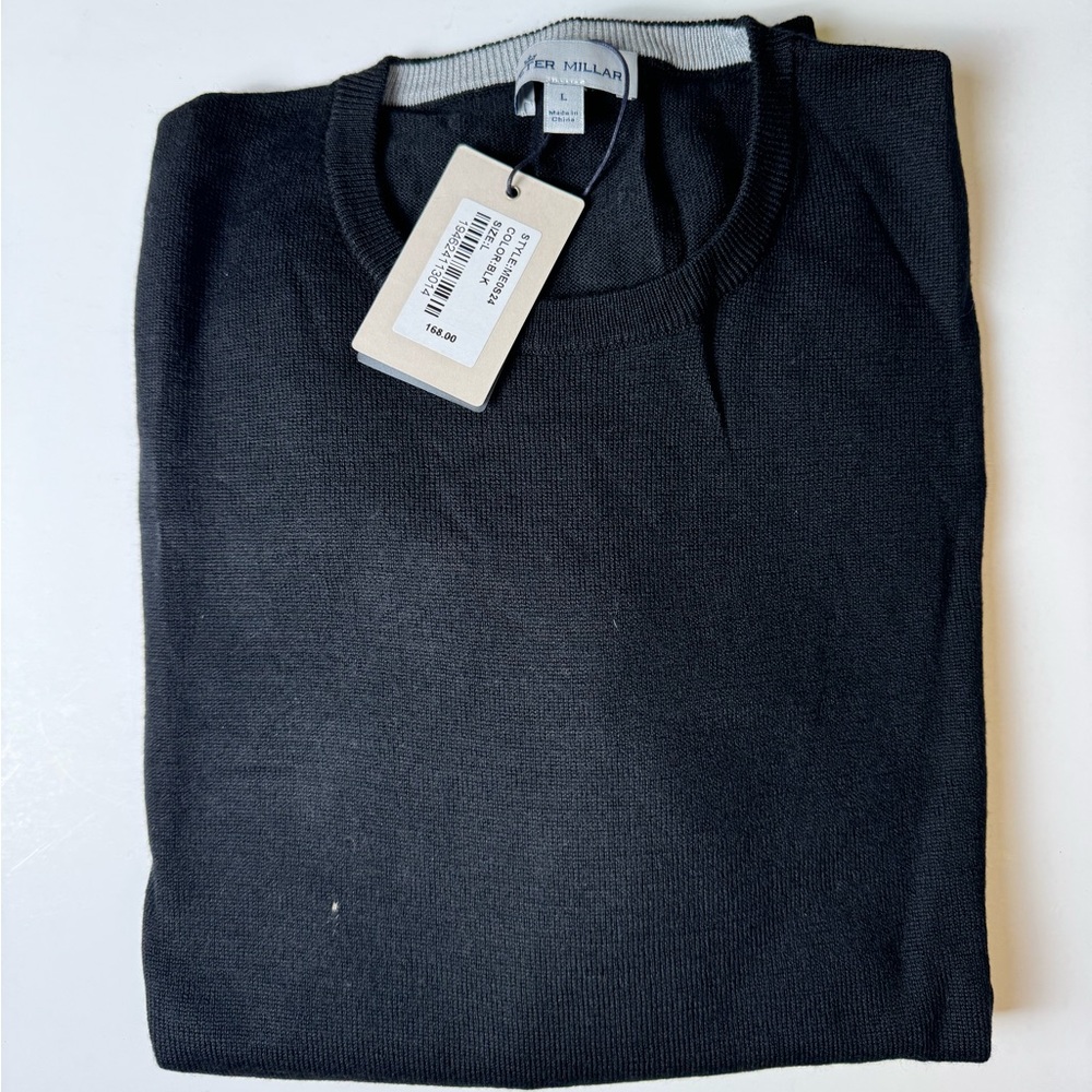 COPY - Peter Millar - Crew Neck Sweater w/ Taylormade logo on sleeve - New with…